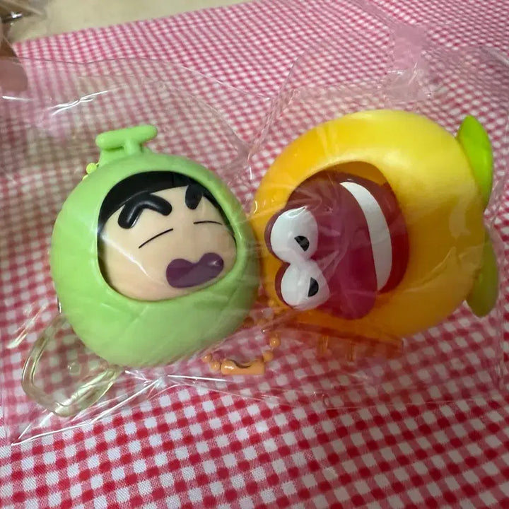 [BUNJANG] Crayon Shin-chan Fruit Charm Bundle Set / 짱구 과일 키링 일괄