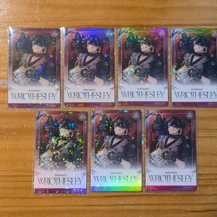 [BUNJANG] Genshin Impact Lyocelyus Oracle Cards Bundle Set / 원신 점괘 라이오슬리 7장 일괄