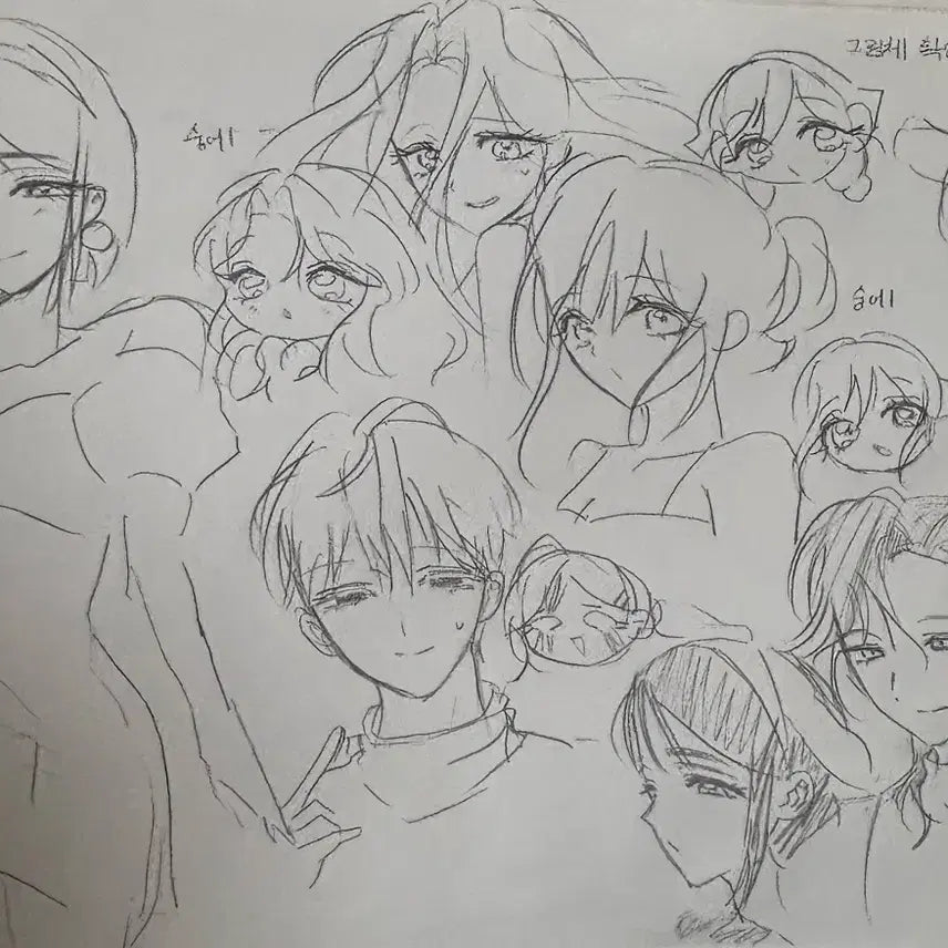 [BUNJANG] Custom Hand-Drawn Portrait Commission / 낙퀄)손 그림 커미션/에이스테,오인격 환영