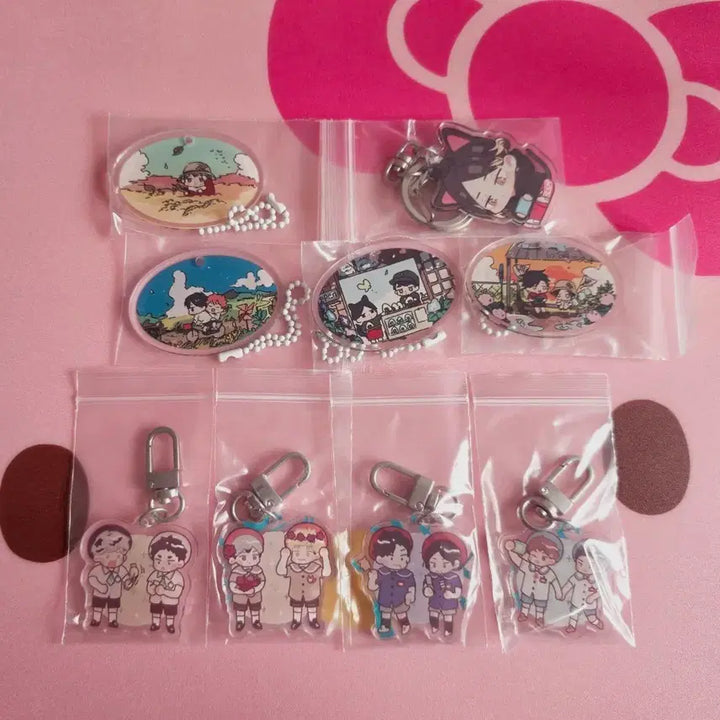 [BUNJANG] Haikyu!! Unofficial Goods Keyring / 하이큐 비공굿 키링