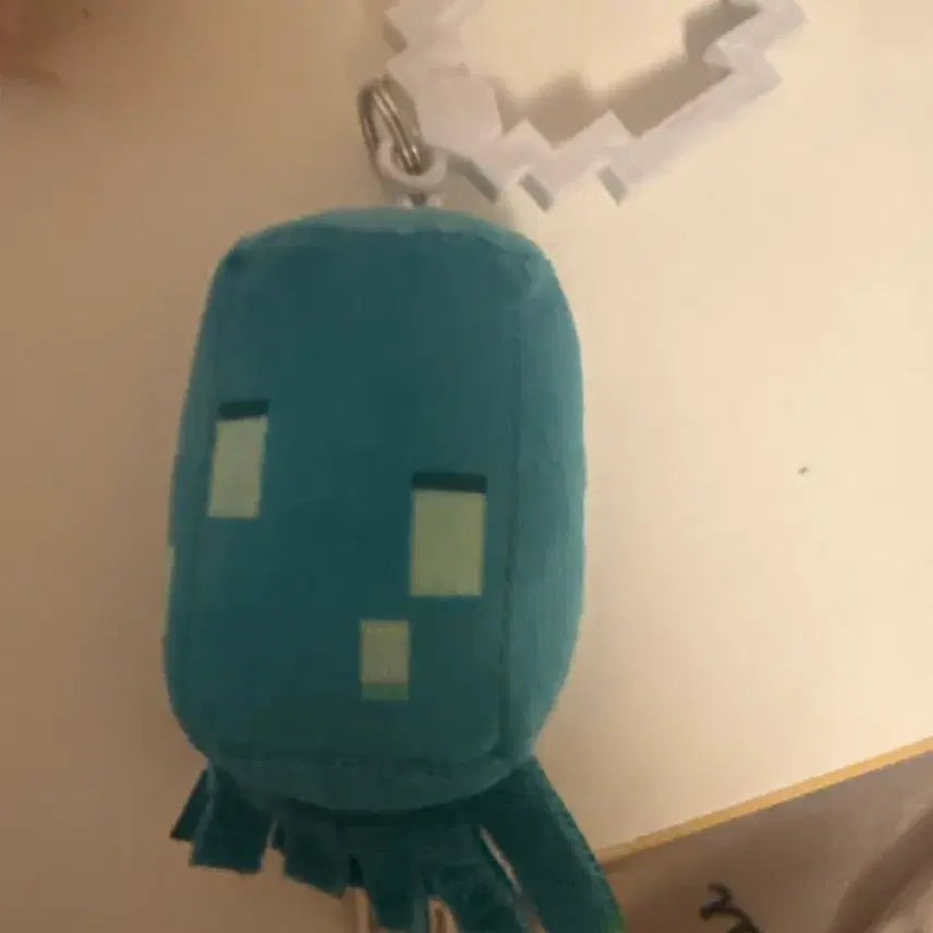 [BUNJANG] Minecraft Glow Squid Plush / 마인크래프트 발광오징어 인형