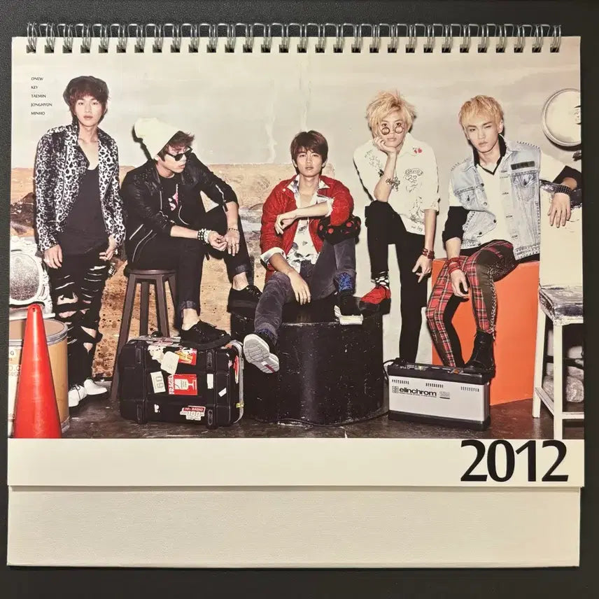 [BUNJANG] SHINee 2012 Calendar (Unsealed, Unused) / 샤이니 2012 캘린더