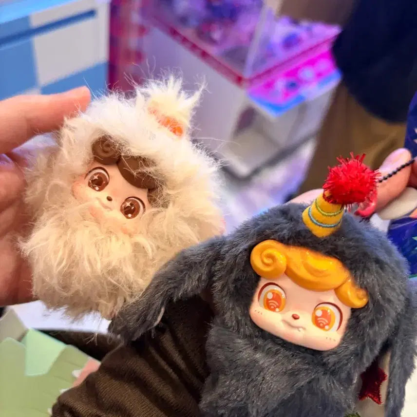 [BUNJANG] Qbaby Electro Club Mini Bag Fluffy Random Figure / [Q베이비] 일렉트로 클럽 미니백 플러피 랜덤 피규어
