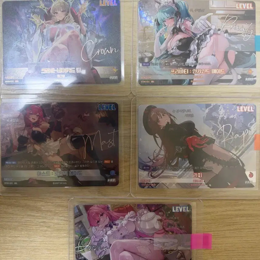 [BUNJANG] Nibel Arena Nikke Leader Autographed Card Bundle Set / 니벨아레나 니케 리더 싸인 카드 일괄판매