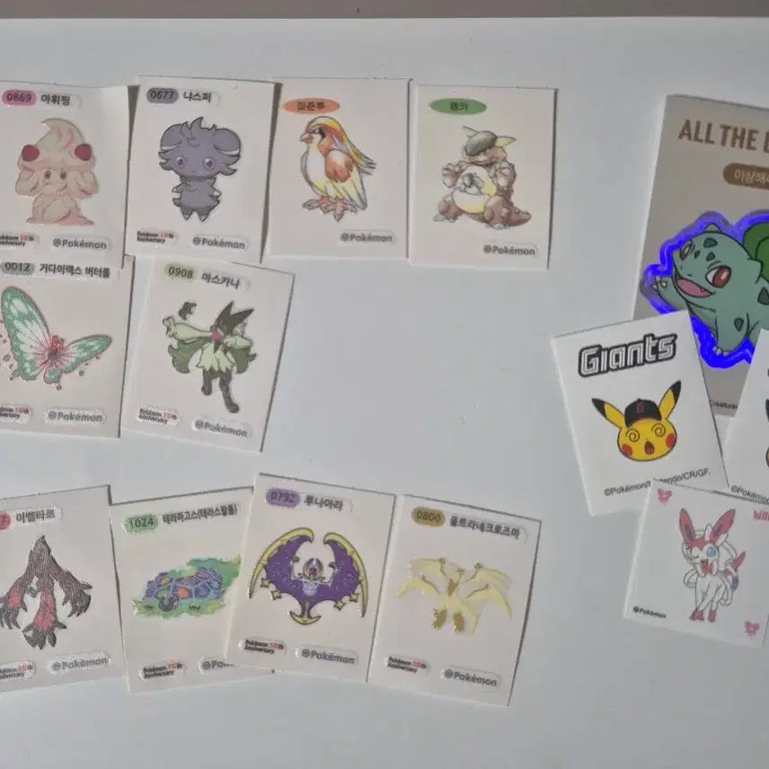[BUNJANG] Pokemon Sticker Bundle / (일괄가격)포켓몬스터 포켓몬 띠부띠부실, 스티커 판매