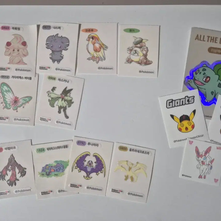 [BUNJANG] Pokemon Sticker Bundle / (일괄가격)포켓몬스터 포켓몬 띠부띠부실, 스티커 판매