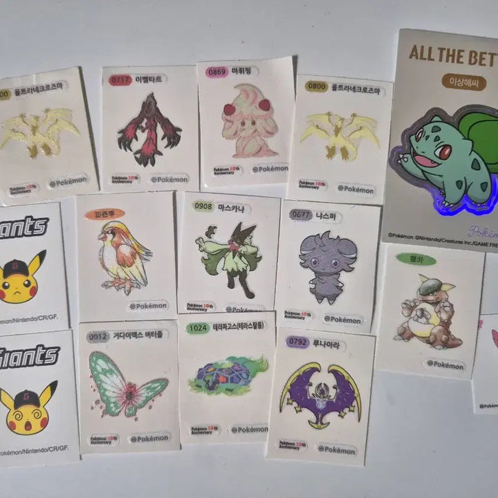[BUNJANG] Pokemon Sticker Bundle / (일괄가격)포켓몬스터 포켓몬 띠부띠부실, 스티커 판매