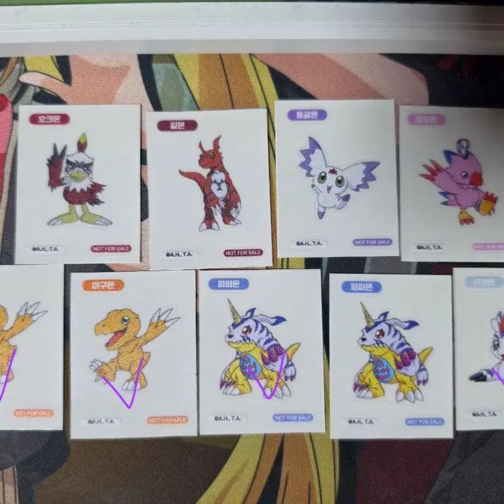 [BUNJANG] Digimon Digivolve Festa Sticker Collection / 디지몬 다모여 페스타 띠부씰 (판,교)