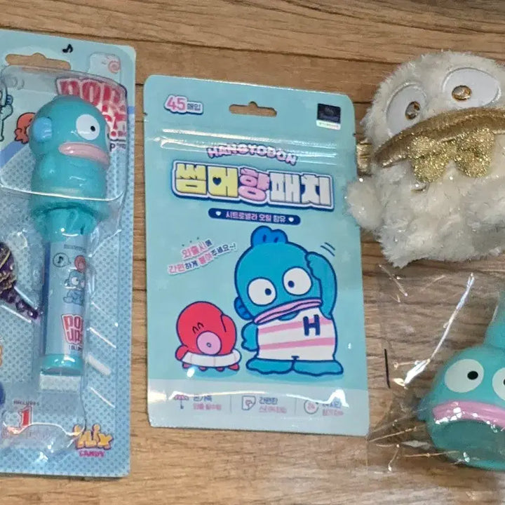 [BUNJANG] Sanrio Hangyodon Doll &amp; Figure Set / 산리오 굿즈 한교동 인형&amp;피규어 세트