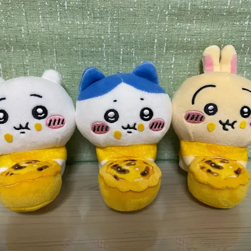 [BUNJANG] Chiikawa Hachiware Usagi Macaron Egg Tart Set Bundle / 먼작귀 치이카와 하치와레 우사기 마카오 에그타르트 세트 일괄