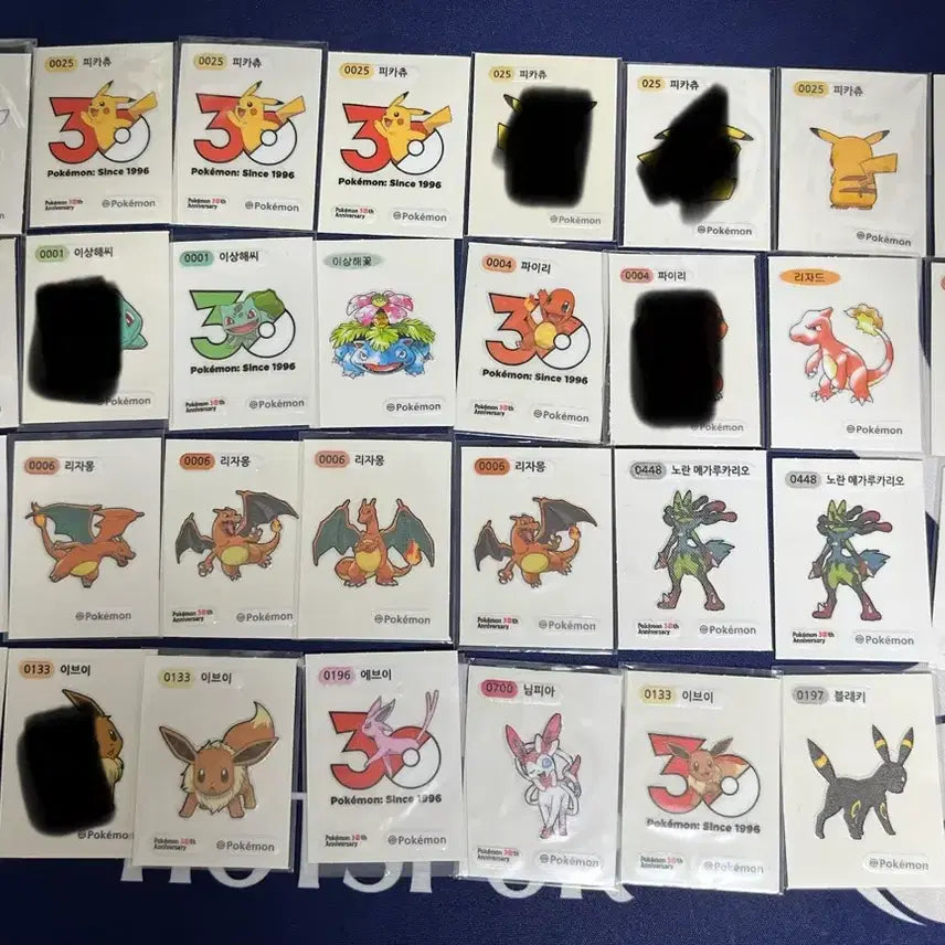 [BUNJANG] Pokemon Stickers / 포켓몬 띠부씰
