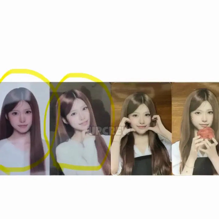 [BUNJANG] CU X JENA X GRAIN ON ME Photocard, Postcard Set / cu 제나 포카+ 그레인온 메이 포카와 엽서 사진