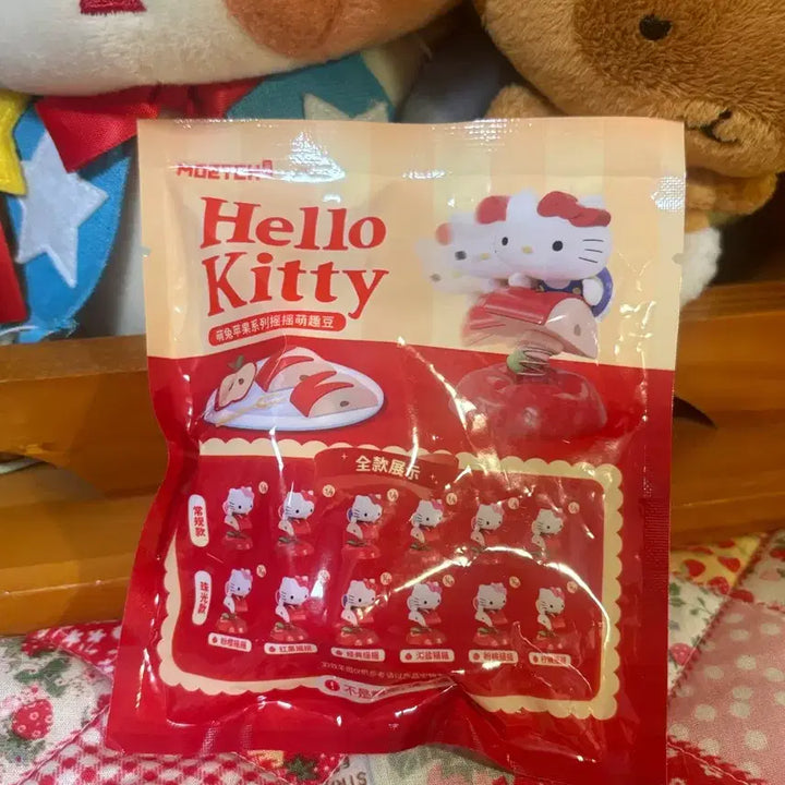 [BUNJANG] Sanrio Hello Kitty Apple Spring Figure / 산리오 헬로키티 키티 사과 피규어