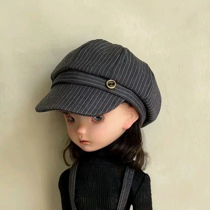 [BUNJANG] 16cm Doll Octagonal Hat / Baker Boy Cap / 머리둘레 16cm 인형 팔각모자 / 빵모자 usd