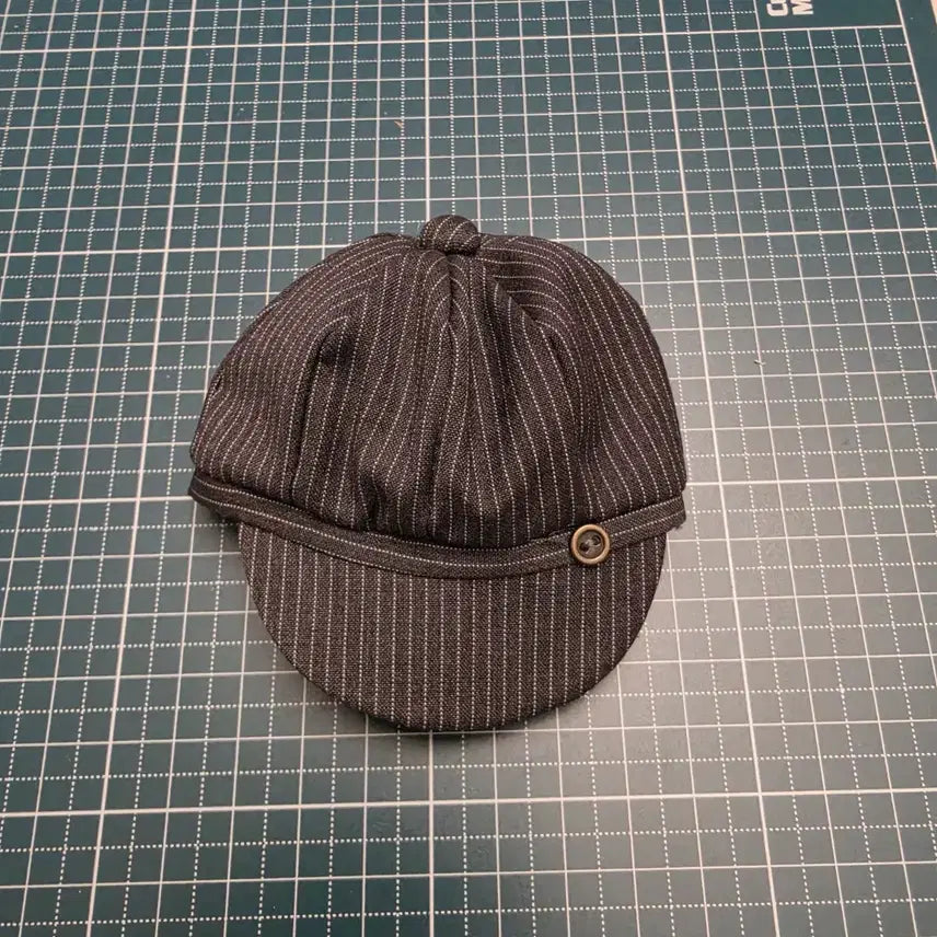 [BUNJANG] 16cm Doll Octagonal Hat / Baker Boy Cap / 머리둘레 16cm 인형 팔각모자 / 빵모자 usd