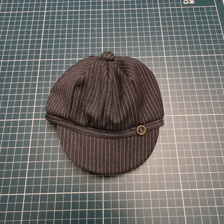[BUNJANG] 16cm Doll Octagonal Hat / Baker Boy Cap / 머리둘레 16cm 인형 팔각모자 / 빵모자 usd