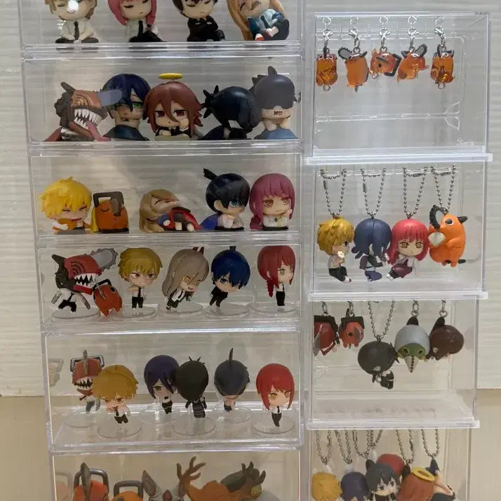 [BUNJANG] Chainsaw Man Gacha Figure Set with Case / 체인소맨 가챠 피규어 세트