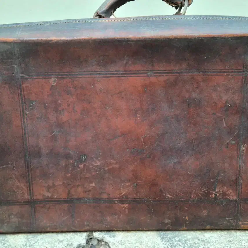[BUNJANG] Vintage Leather Accessories Set (3 Items) / 가죽가방 골동 소품 3점