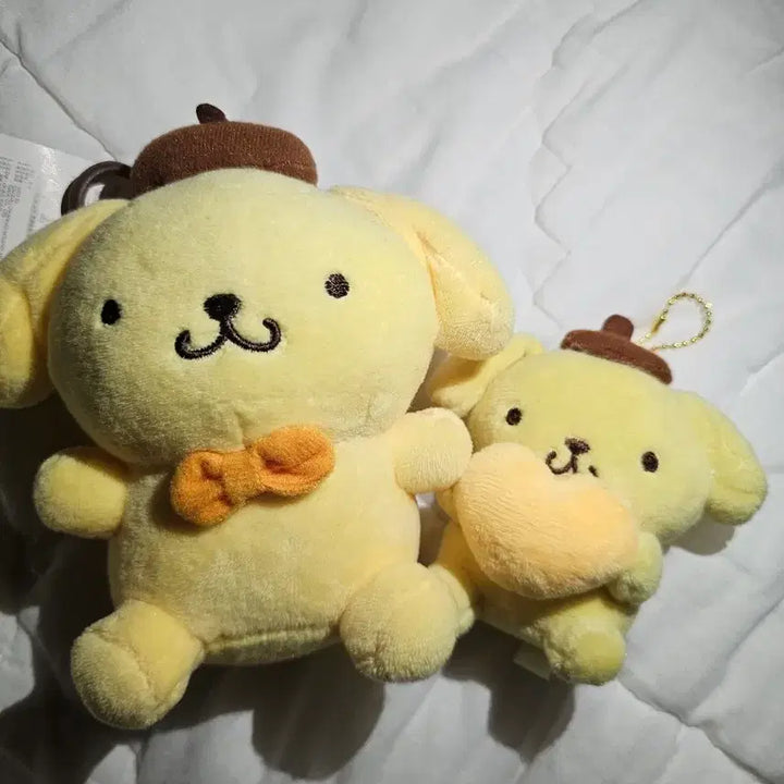 [BUNJANG] Sanrio Pompompurin Keychain Plush Set / 산리오 폼폼푸린 키링 인형