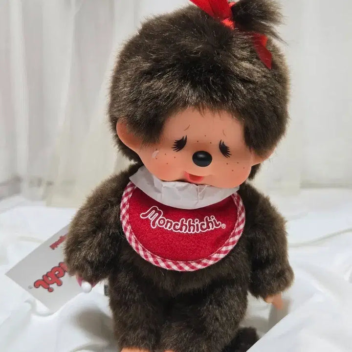 [BUNJANG] Monchhichi Crying Baby S Size Standing Doll / 울보 몬치치 s사이즈 스탠드 인형