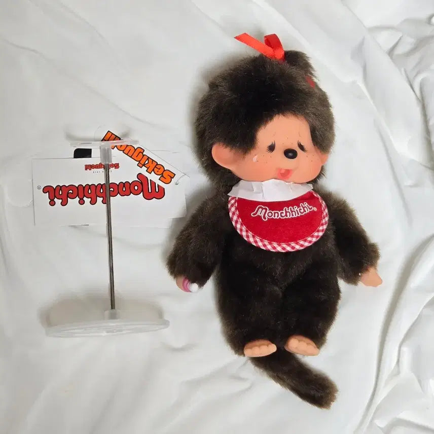 [BUNJANG] Monchhichi Crying Baby S Size Standing Doll / 울보 몬치치 s사이즈 스탠드 인형