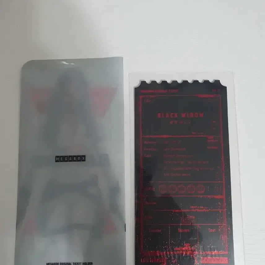 [BUNJANG] Black Widow Megabox Photocard / 오티 메가박스 블랙 위도우