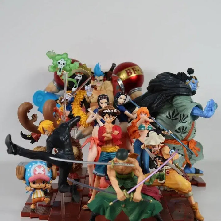 [BUNJANG] Figuarts ZERO 20th Anniversary One Piece Figure Bundle Set (Luffy, Zoro, Nami, Sanji, Brook, Chopper, Usopp) / 원피스 피규어 아츠제로20주년 7종일괄 (루피, 조로, 나미, 상디, 브룩, 쵸파, 우솝)
