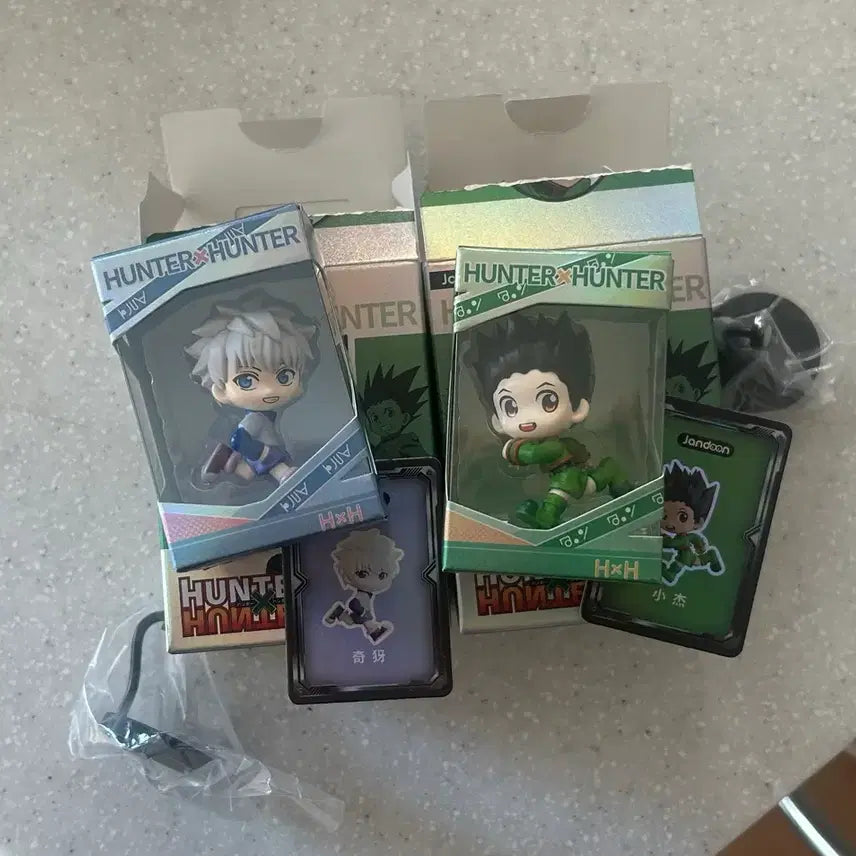 [BUNJANG] Hunter x Hunter Gon &amp; Killua Big Charm Set (Sealed) / [미개봉] 헌터헌터 빅쌀알 곤 키르아