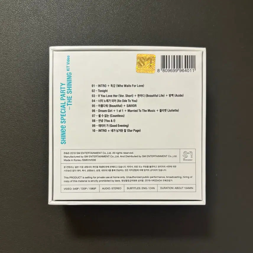 [BUNJANG] SHINee The Shiny Kit Video KiT / 샤이니 샤스파 키노