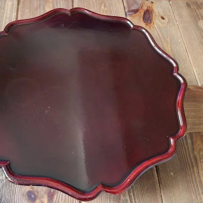 [BUNJANG] Joseon Dynasty Ginkgo Wood Lacquerware Small Table / 근대사 은행나무 옻칠 소반