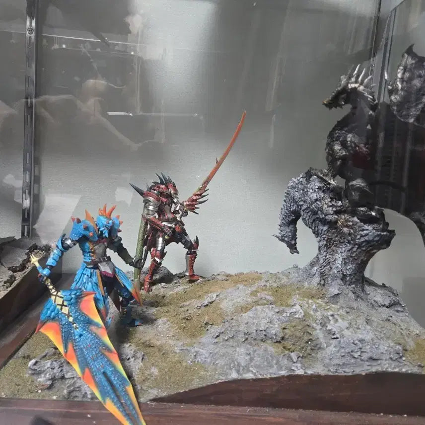 [BUNJANG] Monster Hunter Figure Diorama / 몬스터헌터 100만원제작 피규어 디오라마 싸게팝니다