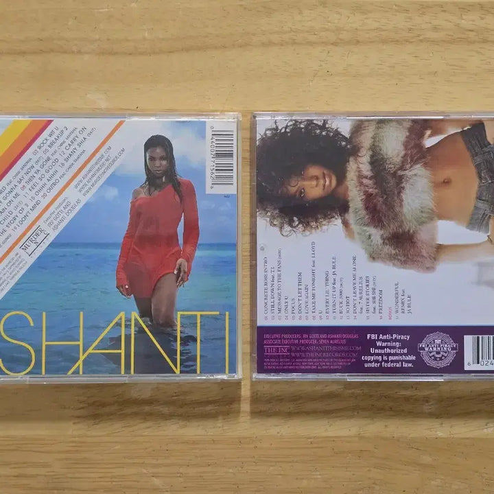 [BUNJANG] Ashanti US Edition CD 2-Disc Set / CD 음반 Ashanti 아샨티 미국반 2장