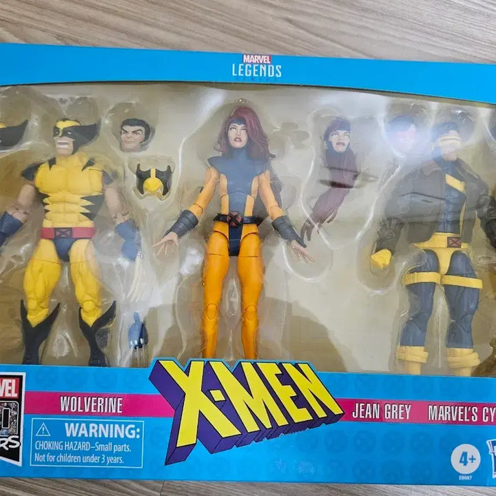 [BUNJANG] Marvel Legends X-Men Wolverine, Jean Grey, Cyclops 3-Pack Action Figure Set / 희귀 울버린 진그레이 사이클롭스 3팩 개봉양품 피규어