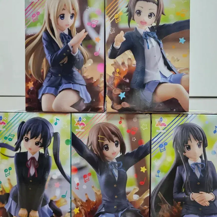 [BUNJANG] K-On! Sega 5-Piece Figure Set / 케이온! 세가 피규어 5종