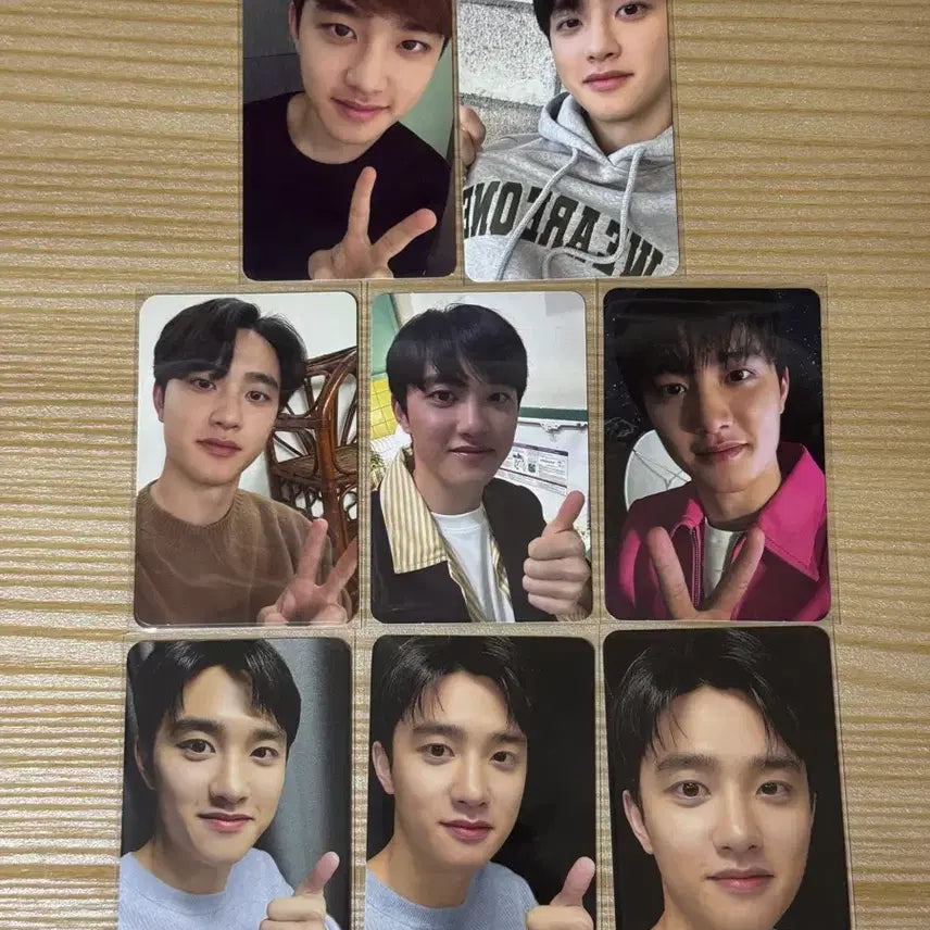 [BUNJANG] EXO D.O. Photocard Bundle Set (8 types) / 엑소 도경수 디오 포토카드 포카 8종 일괄 양도 판매