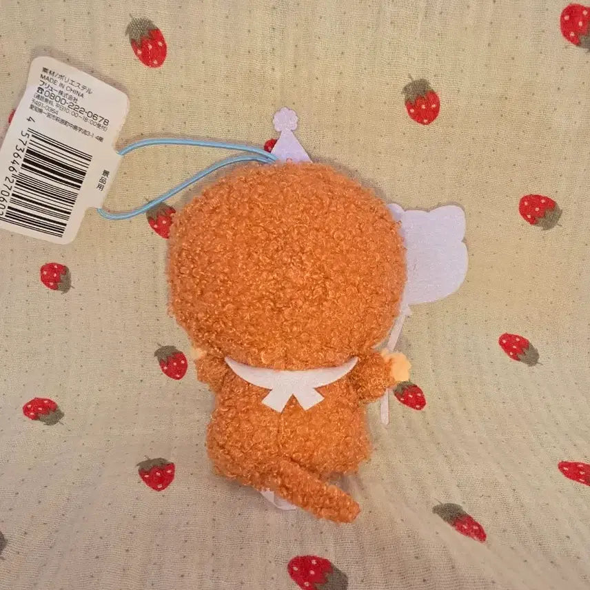 [BUNJANG] Sanrio Hello Kitty x Monchhichi Conical Hat Plush Keychain ...