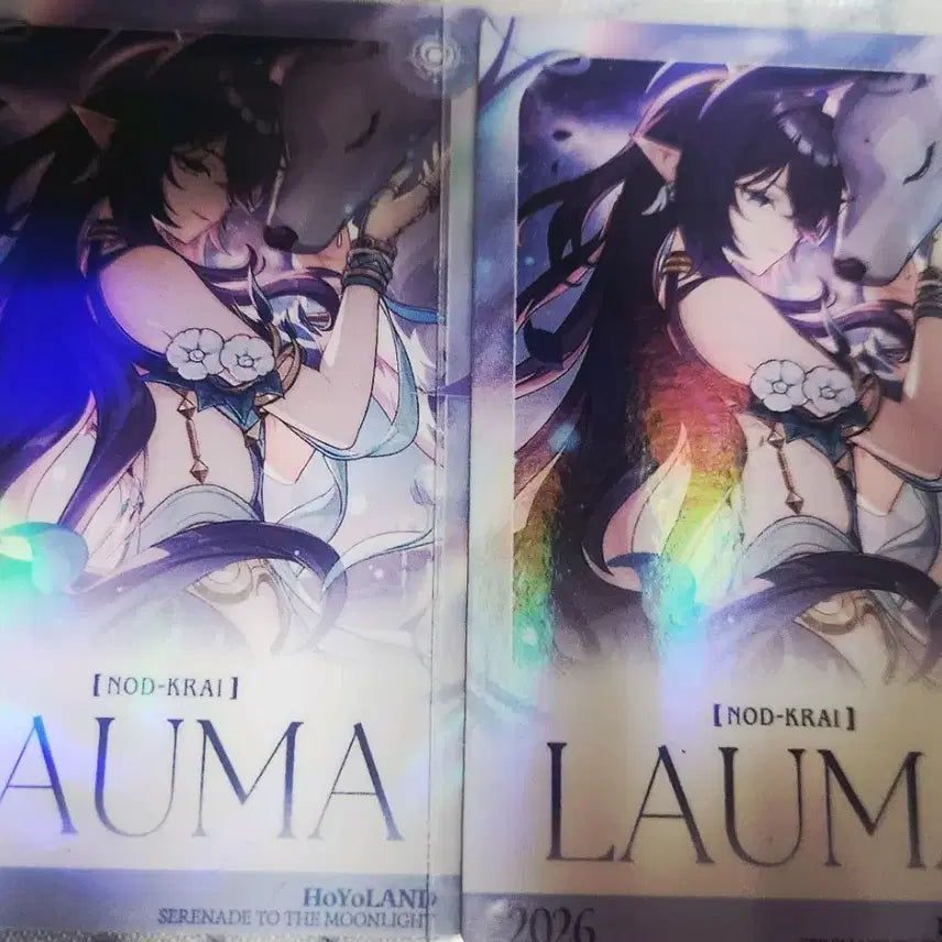 [BUNJANG] Genshin Impact 26 Constellations Rauma Cards Bundle Set / 원신 26점괘 라우마 2장 일괄