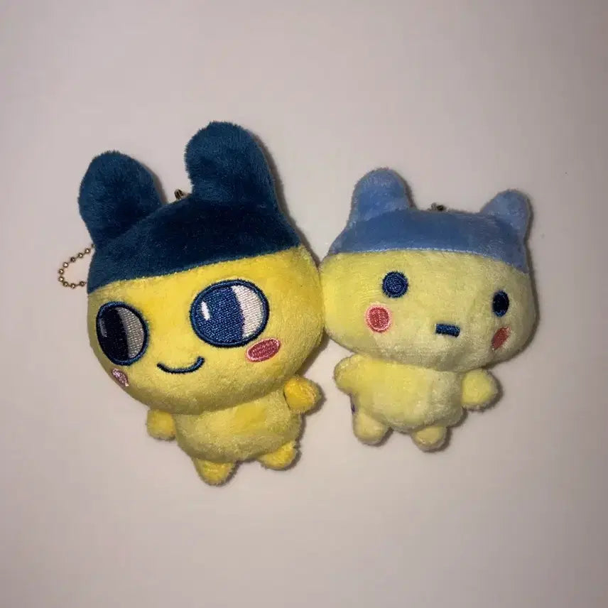 [BUNJANG] Tamagotchi Mamechi Yomametchi Plush Keychain / 다마고치 마메치 영마메치 인형 키링