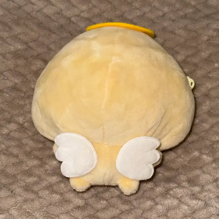 [BUNJANG] Kuriten Plush Pouch with Carabiner / 다마고치 카라비너 누이 파우치 쿠리텐