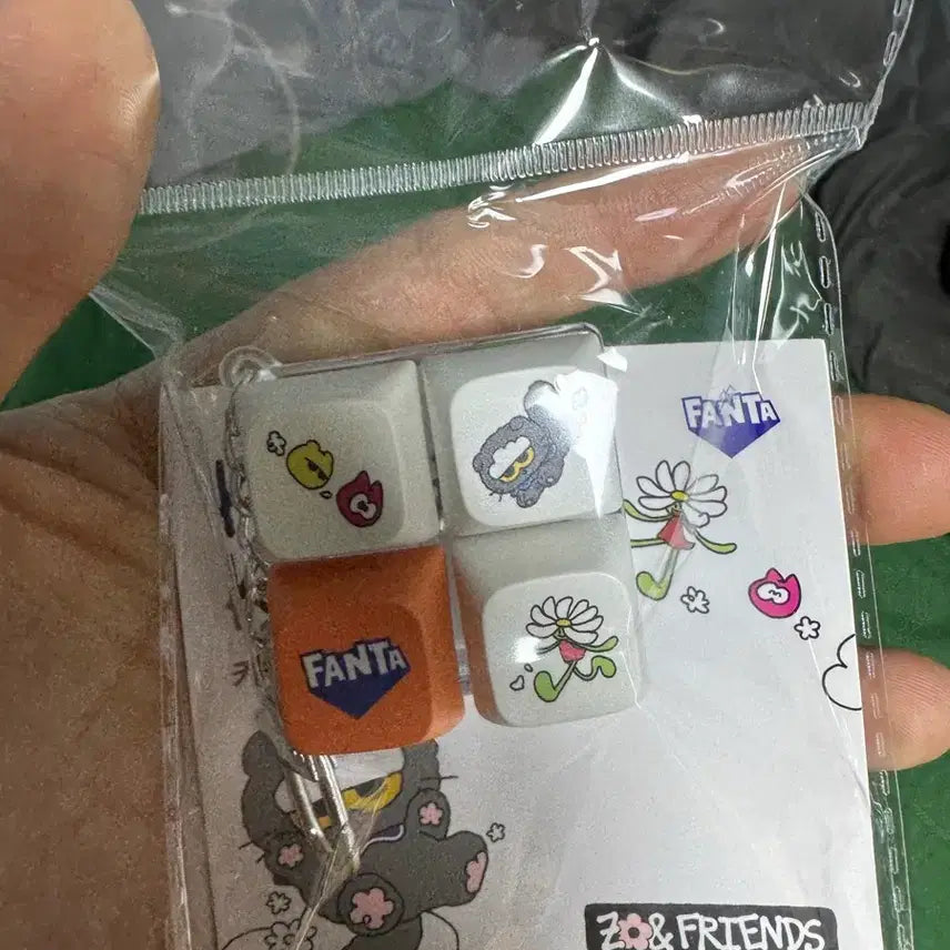 [BUNJANG] Fanta G-Dragon Joa Keycap Keyring / 환타 지드래곤 조아 키캡 키링