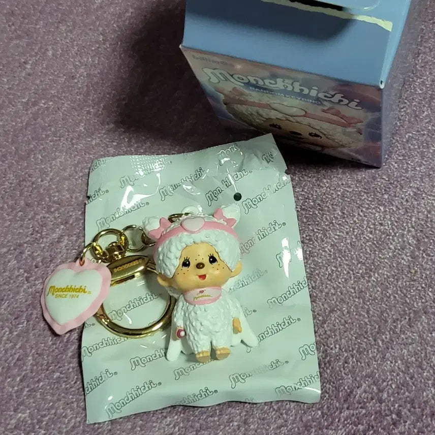 [BUNJANG] Monchhichi Happy Angel Random Keyring Secret Angel Version / 몬치치 해피엔젤 랜덤 키링 시크릿 천사 버전
