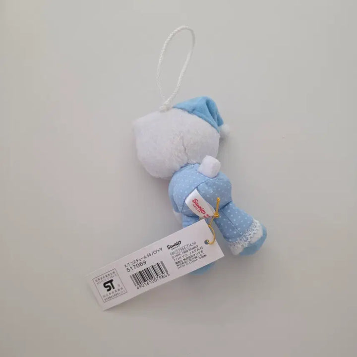 [BUNJANG] Vintage Hello Kitty Pajama Mascot Doll Keychain / 고전키티 마스코트 인형 파자마키티 잠옷키티 마스코트 인형 키링 헬로키티 고전인형