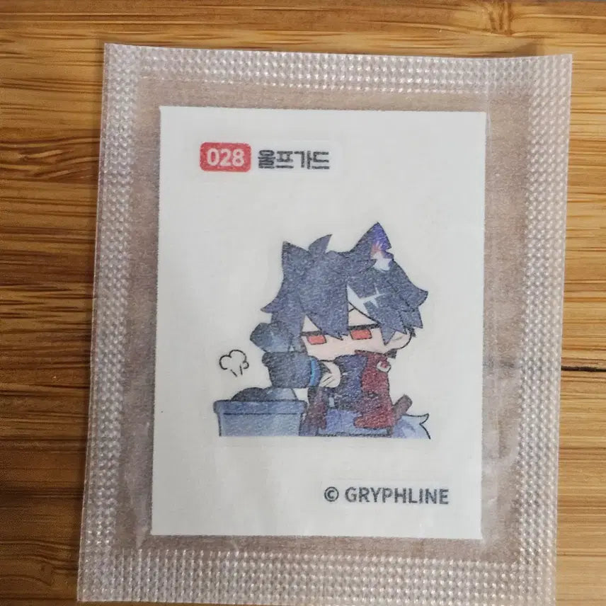 [BUNJANG] Endfield GS25 Collaboration Sticker - 028 Wolfguard / 엔드필드 GS25 콜라보 띠부씰 - 028 울프가드