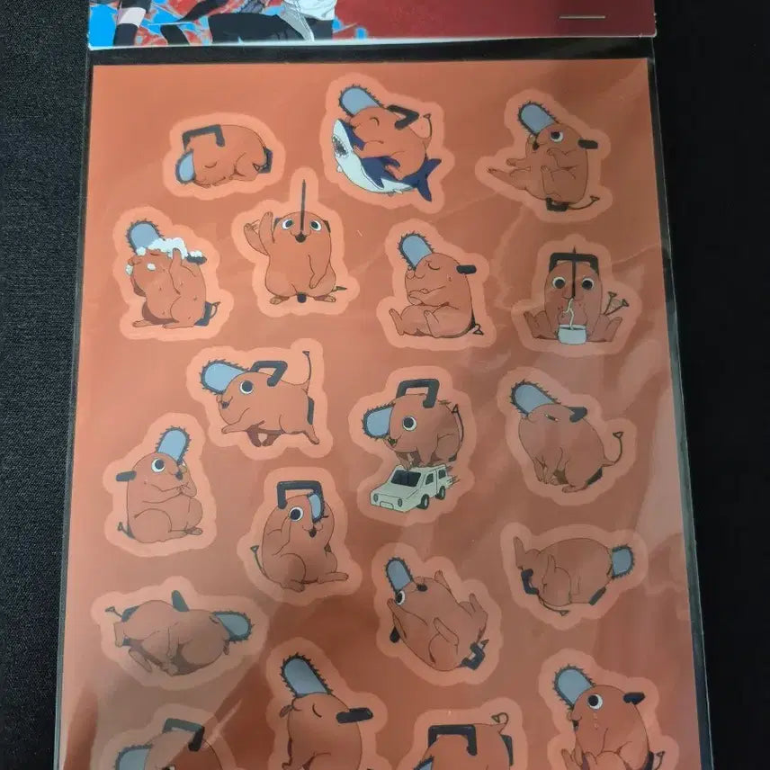 [BUNJANG] Chainsaw Man Goods Poster and Sticker Set / 체인소맨 굿즈