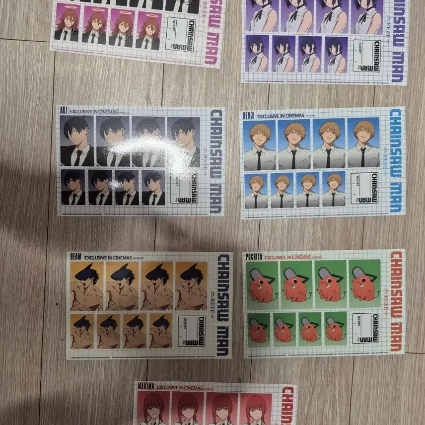 [BUNJANG] Chainsaw Man Goods Poster and Sticker Set / 체인소맨 굿즈