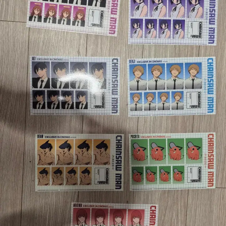 [BUNJANG] Chainsaw Man Goods Poster and Sticker Set / 체인소맨 굿즈