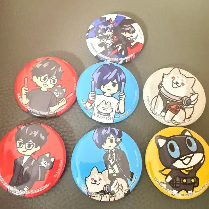[BUNJANG] BTS Persona Live Random Can Badge 7-Piece Bundle Set / (풀세트)페르소나 라이브 랜덤 캔뱃지 7종 전부 일괄