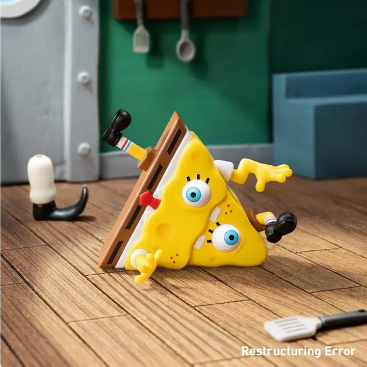 [BUNJANG] Pop Mart SpongeBob Restructuring Error Figure / 팝마트 스폰지밥 Restructuring Error 피규어 말도안돼 말도 안 돼 스펀지밥 에러