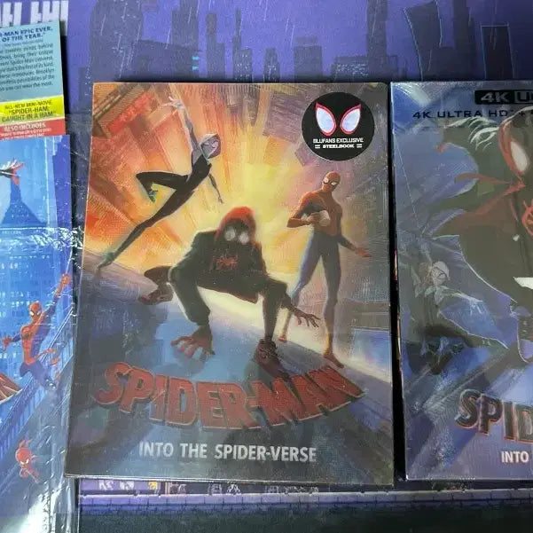 [BUNJANG] WeET Spider-Man: Into the Spider-Verse Single Lenticular Blu-ray / [블루레이] [WeET] 스파이더맨 뉴 유니버스 단면렌티