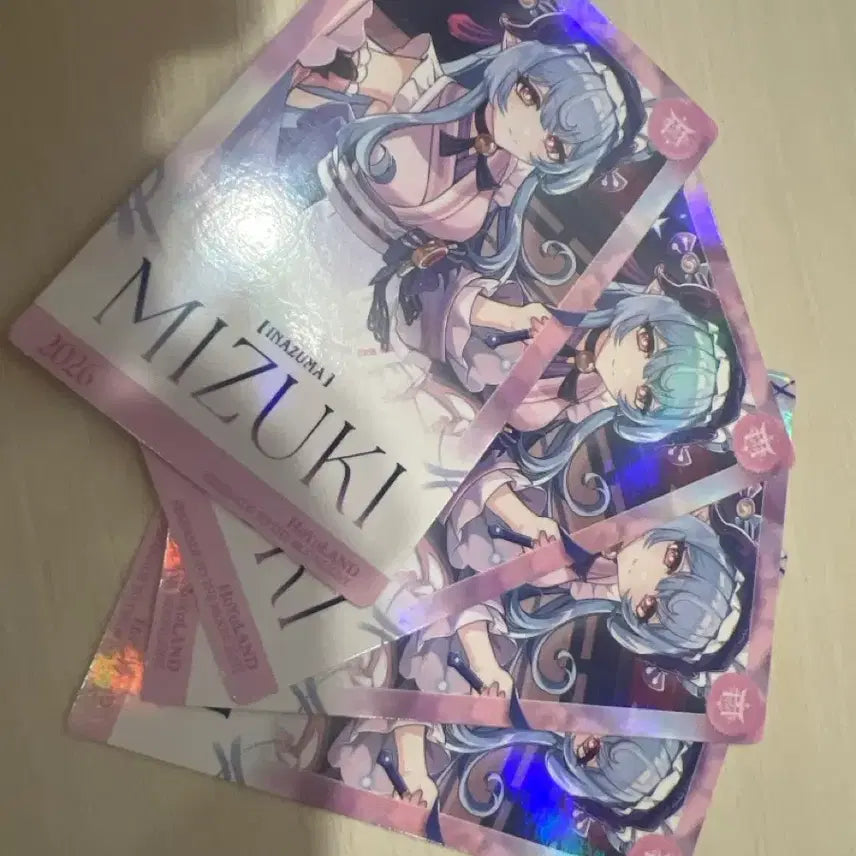 [BUNJANG] HoYoverse Genshin Impact Mizuki Fortune Teller Card / 호요랜드 원신 점괘 미즈키 1장